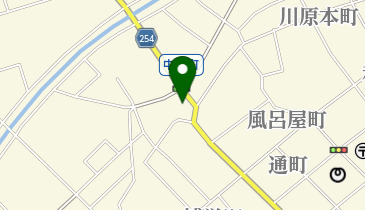川巴良諏訪神社の地図画像