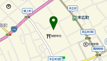 高岡関野神社社務所の地図画像