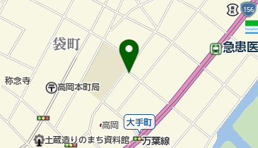 内沢接骨院の地図画像