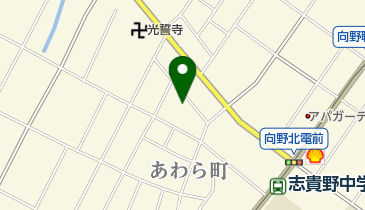 ひらき美容室の地図画像