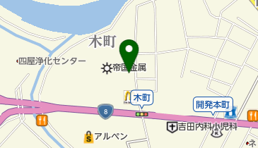 常谷米穀店の地図画像