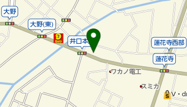髪切虫の地図画像