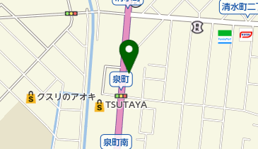 中村理容院の地図画像