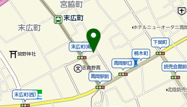 梅松園の地図画像