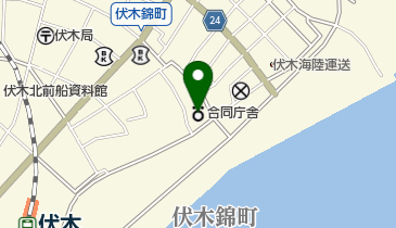 北陸信越運輸局富山運輸支局伏木庁舎の地図画像