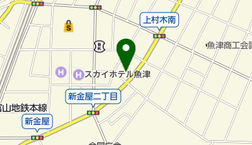 貫和衣料店の地図画像