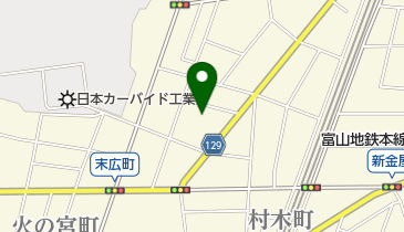 日本カーバイド工業株式会社魚津工場 厚生会館の地図画像