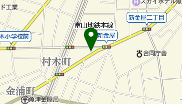 米山家具店の地図画像