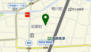 辻化粧品店の地図画像