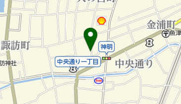 魚津神社の地図画像