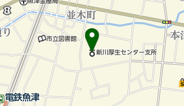 富山県新川厚生センター魚津支所の地図画像