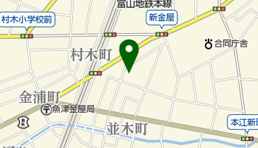 松の湯の地図画像