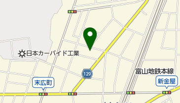 かみや理容院の地図画像