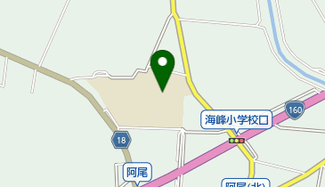 氷見市 阿尾公民館の地図画像