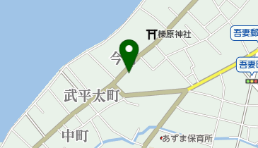 中山金物店の地図画像