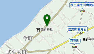 ますかた理容の地図画像