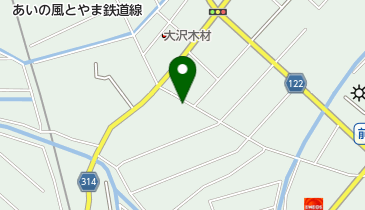 有限会社システムササキの地図画像