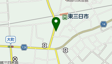 三日市接骨院の地図画像