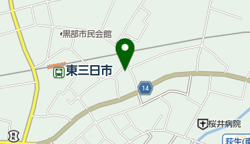 ヘアーサロンヤギの地図画像