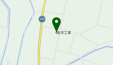 康洋工業株式会社の地図画像