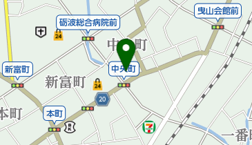 まつやの地図画像