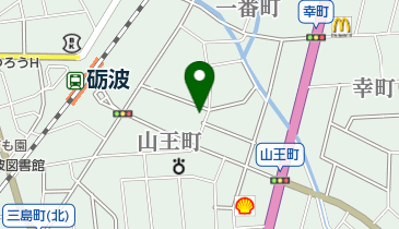 山下接骨院の地図画像