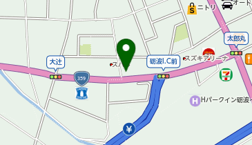 理容プラージュ砺波店の地図画像