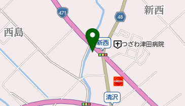 長田石油店の地図画像