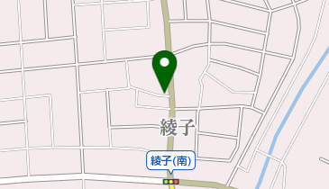 綾子公民館の地図画像