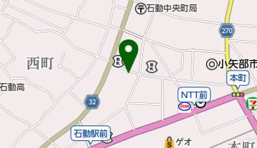 富山育英センター小矢部校の地図画像