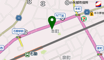 明光義塾小矢部いするぎ教室の地図画像