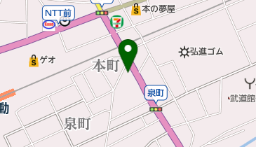 読売センター小矢部の地図画像