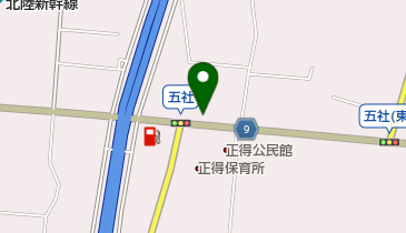 上田美容院の地図画像