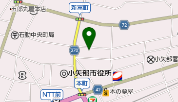 出合美容院の地図画像