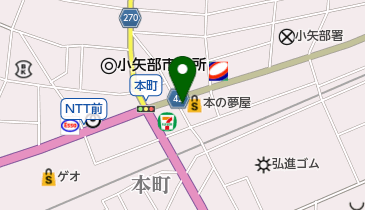 いしだ理容の地図画像