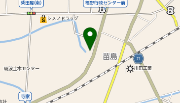 有限会社苗加インテリアの地図画像
