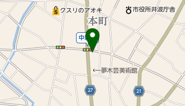 大野洋傘ちょうちん店の地図画像