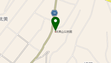 南砺市役所 交流センター 太美山交流センターの地図画像