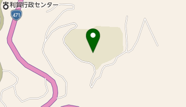 利賀中学校の地図画像