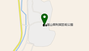 富山県利賀創造交流館の地図画像