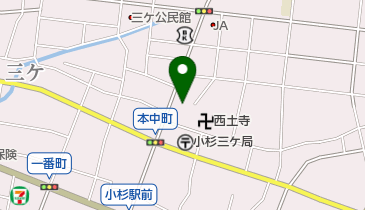 久々園芸店の地図画像