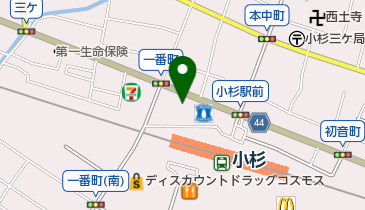 杉山石油の地図画像