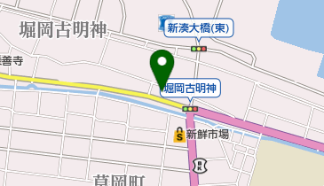 朽木クリーニング店の地図画像