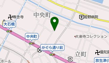 中央クリーニング店の地図画像