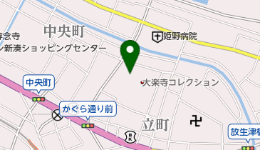 長栄寺の地図画像