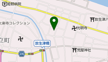 作道接骨院の地図画像