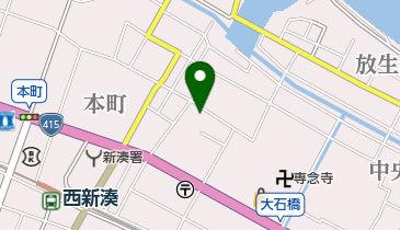 倉町理容院の地図画像