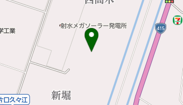 富山県食肉検査所の地図画像