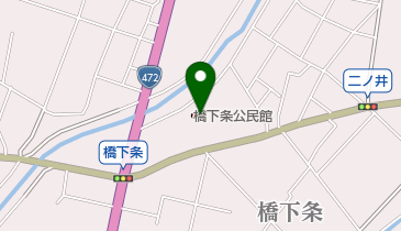 射水市消防本部 射水市消防団 南部方面団 橋下条分団の地図画像