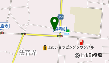 アルファ進学スクール上市校の地図画像